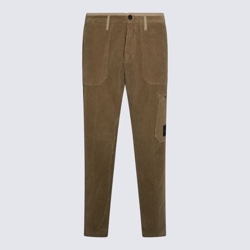 Stone Island Beige Cotton Pants - Stone Island - Modalova