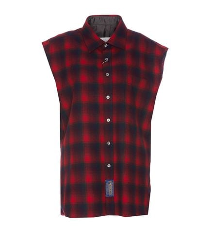 Pendleton Check Wool Sleeveless Shirt - Maison Margiela - Modalova