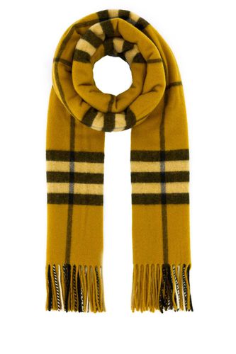 Burberry Embroidered Cashmere Scarf - Burberry - Modalova