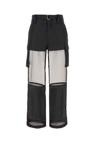 Sacai Black Polyester Cargo Pants - Sacai - Modalova