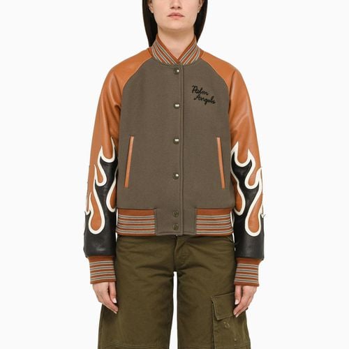 Palm Angels Military Bomber Jacket - Palm Angels - Modalova