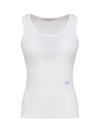 Logo Embroidered Tank Top - Stella McCartney - Modalova