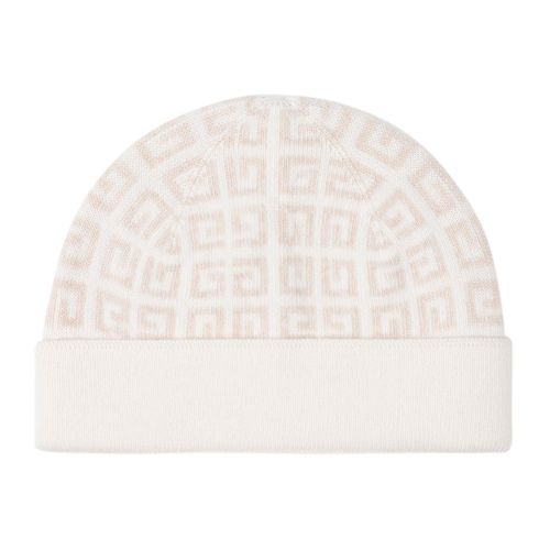 All-over Logo Embroidered Knitted Beanie - Givenchy - Modalova