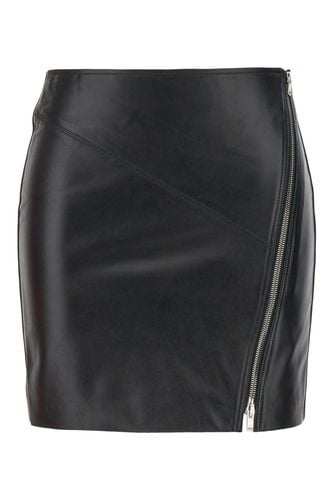 Black Nappa Leather Mini Skirt - Isabel Marant - Modalova