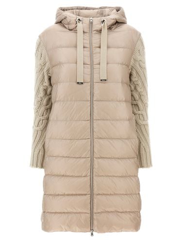 Herno Knitted Sleeve Down Jacket - Herno - Modalova