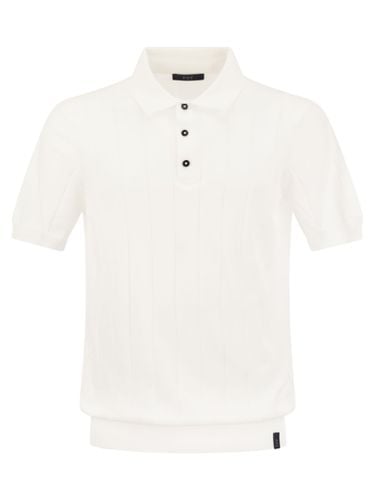 Fay Knitted Polo Shirt - Fay - Modalova