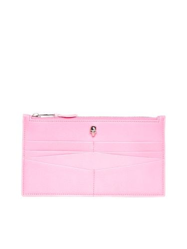 Flat Zip Skull Wallet - Alexander McQueen - Modalova