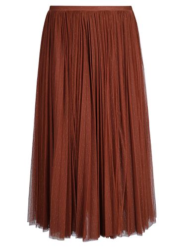 Pleated See-through Skirt - Philosophy di Lorenzo Serafini - Modalova