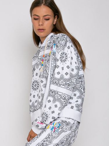 Cotton Bandanna Hoodie With Saint Barth Embroidery - MC2 Saint Barth - Modalova