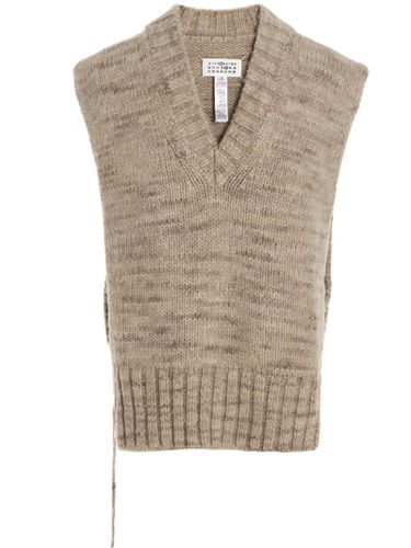 Alpaca Wool And Cotton Blend Vest - Maison Margiela - Modalova