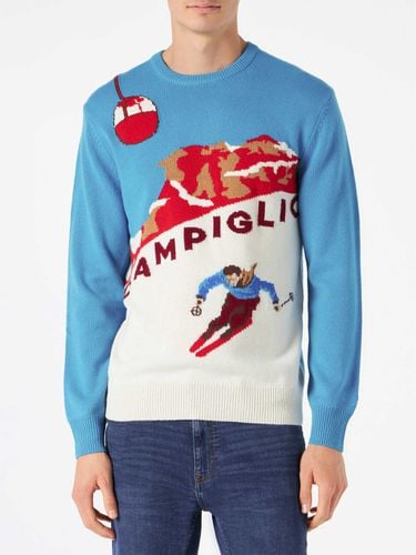 Man Sweater With Campiglio Postcard - MC2 Saint Barth - Modalova