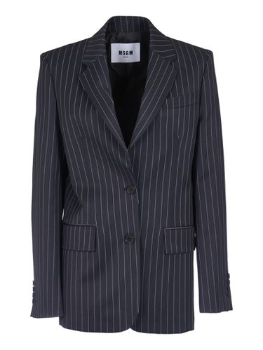 MSGM Stripe Pattern Blazer - MSGM - Modalova