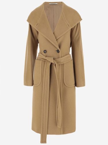 Double-breasted Cashmere Coat - Tagliatore - Modalova