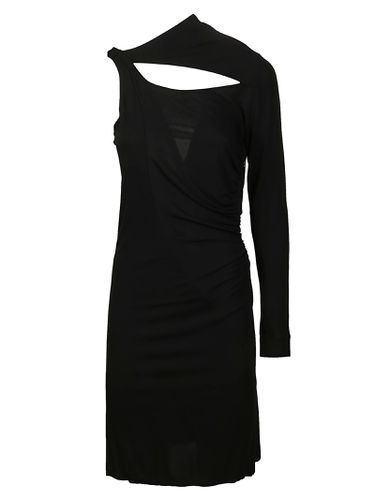 Asymmetric Slash Mini Dress - Victoria Beckham - Modalova