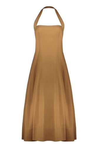 Lalita Cotton Pleated Midi Dress - Khaite - Modalova