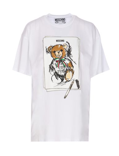 Moschino Drawn Teddy Bear T-shirt - Moschino - Modalova