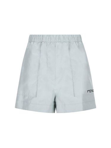 Fendi Logo Printed Shorts - Fendi - Modalova