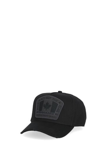 Dsquared2 Gabardine Baseball Cap - Dsquared2 - Modalova