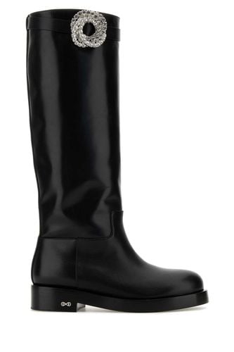 Leather Galaxy Riding Boots - Mach & Mach - Modalova