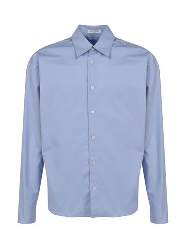 Cotton Shirt With Italian Collar - Valentino Garavani - Modalova