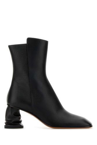 Leather Ankle Boots - Alexander McQueen - Modalova