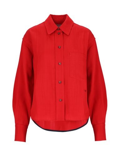 Carmine Cropped Shirt - Victoria Beckham - Modalova