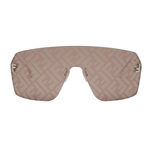 Fendi Fe4121us Fendi First Crystal 32e Light Gold Sunglasses - Fendi Eyewear - Modalova