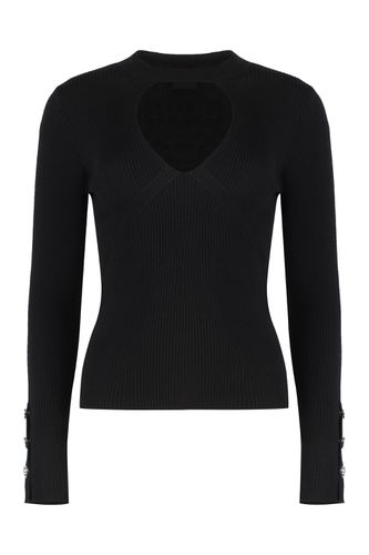 Rabbocco Knitted Wool-blend Top - Pinko - Modalova