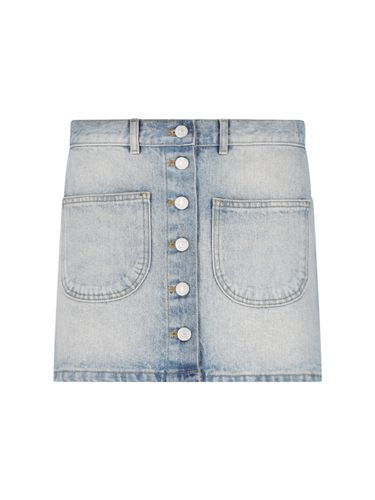 Courrèges Denim Mini Skirt - Courrèges - Modalova