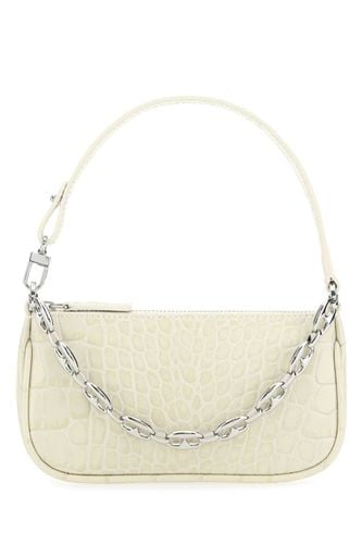 Ivory Leather Mini Rachel Handbag - BY FAR - Modalova