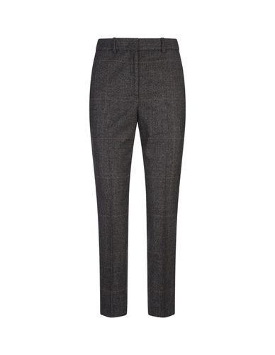 Prince Of Wales Stretch Wool Tailoring Trousers - Incotex - Modalova