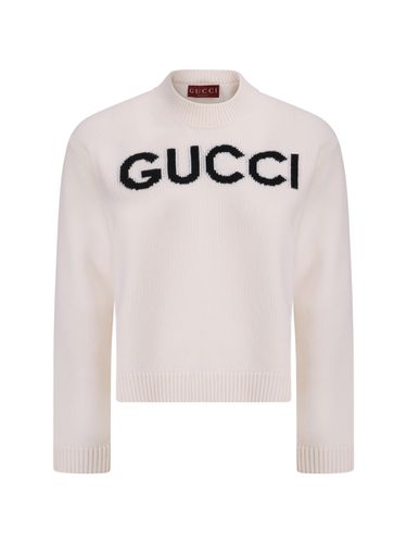 Gucci Ivory Wool Sweater - Gucci - Modalova