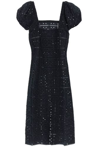 Ganni Broderie Anglaise Maxi Dress - Ganni - Modalova