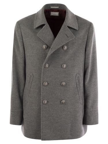 Double-breasted Coat - Brunello Cucinelli - Modalova