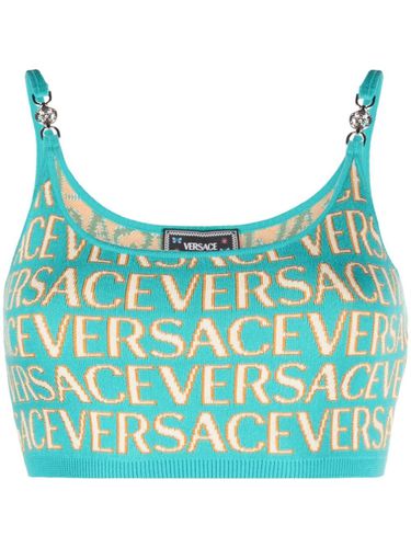 Versace Jacquard Knit Top - Versace - Modalova