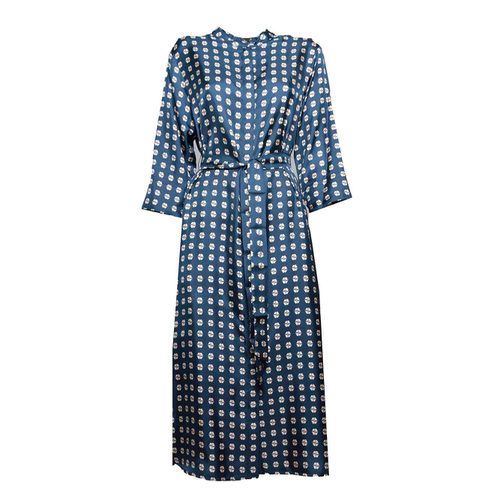 All-over Printed Tied Waist Dress - Max Mara - Modalova