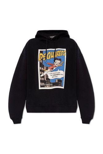 Betty Boop Drawstring Hoodie - Dsquared2 - Modalova