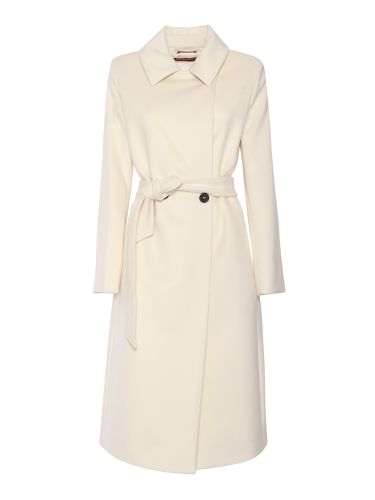 Max Mara Studio Bcollag White Coat - Max Mara Studio - Modalova