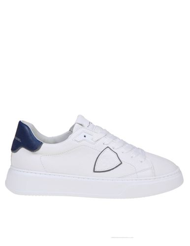 Temple Sneakers In White/ Leather - Philippe Model - Modalova