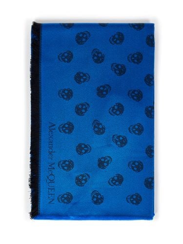 Scarf With Skull Motif - Alexander McQueen - Modalova