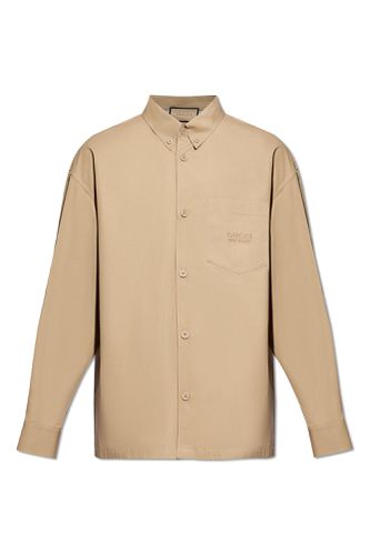 Gucci Cotton Shirt With Pocket - Gucci - Modalova