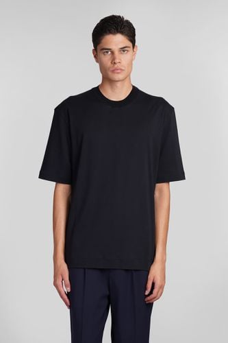 Zegna T-shirt In Blue Cotton - Zegna - Modalova