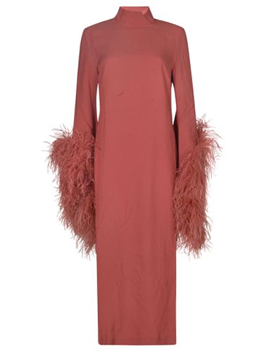 Fringed Cuff Long Dress - Taller Marmo - Modalova