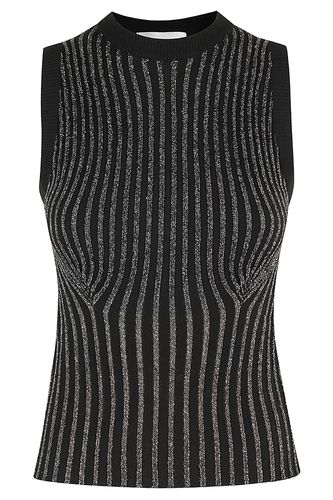 Des Phemmes Rib Lurex Tank Top - Des Phemmes - Modalova