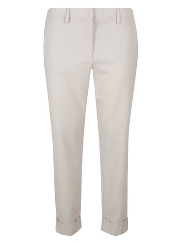 Plain Cropped Trousers - Fabiana Filippi - Modalova