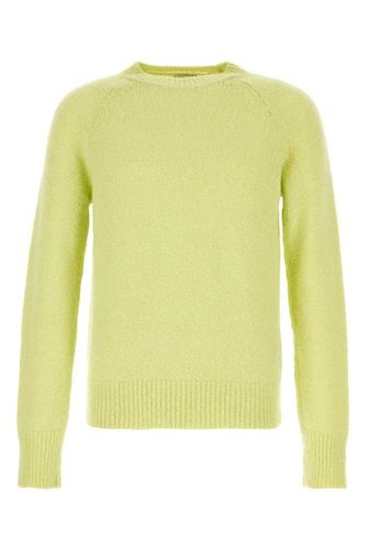 Acid Green Alpaca Blend Sweater - Dries Van Noten - Modalova