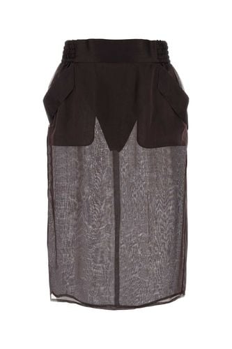 Saint Laurent Silk Skirt - Saint Laurent - Modalova