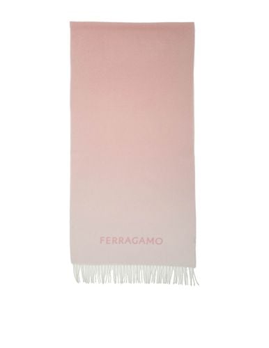 Scarf In Cashmere Nuance Shaded Effect - Ferragamo - Modalova