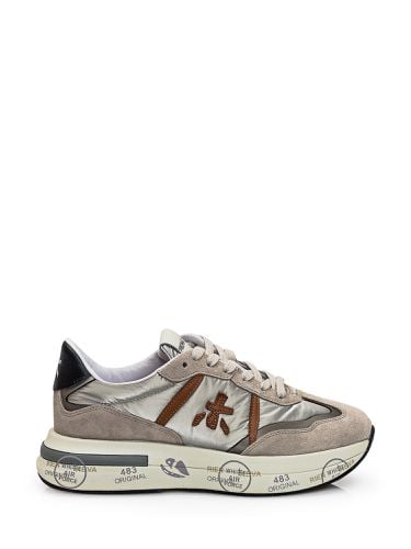 Cassie Grey Suede Blend Sneakers - Premiata - Modalova