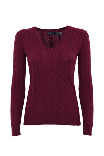 Woven V-neck Sweater - Polo Ralph Lauren - Modalova